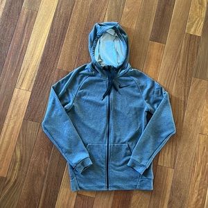 Nike mens small gray hooded jacket